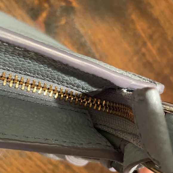 Kate Spade Baby Blue Leather Shoulder Bag. Butter soft leather. - Picture 10 of 11